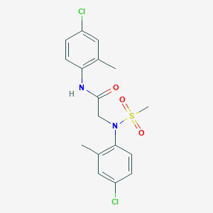 N~1~,N~2~-bis(4-chloro-2-methylphenyl)-N~2~-(methylsulfonyl)glycinamide