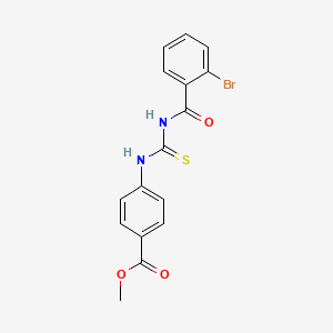 methyl 4-({[(2-bromobenzoyl)amino]carbonothioyl}amino)benzoate