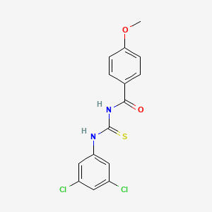 N-{[(3,5-dichlorophenyl)amino]carbonothioyl}-4-methoxybenzamide