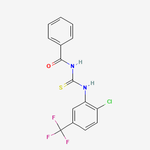 N-({[2-chloro-5-(trifluoromethyl)phenyl]amino}carbonothioyl)benzamide