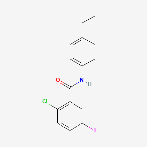 2-chloro-N-(4-ethylphenyl)-5-iodobenzamide