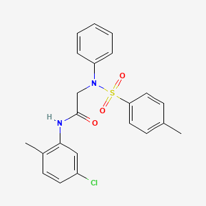 N~1~-(5-chloro-2-methylphenyl)-N~2~-[(4-methylphenyl)sulfonyl]-N~2~-phenylglycinamide