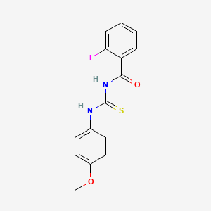 2-iodo-N-{[(4-methoxyphenyl)amino]carbonothioyl}benzamide