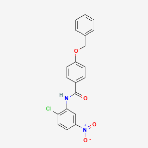 4-(benzyloxy)-N-(2-chloro-5-nitrophenyl)benzamide