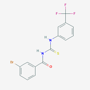 3-bromo-N-({[3-(trifluoromethyl)phenyl]amino}carbonothioyl)benzamide