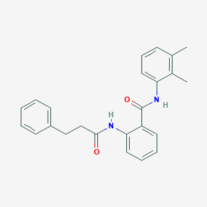 N-(2,3-dimethylphenyl)-2-[(3-phenylpropanoyl)amino]benzamide