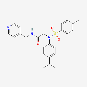 N~2~-(4-isopropylphenyl)-N~2~-[(4-methylphenyl)sulfonyl]-N~1~-(4-pyridinylmethyl)glycinamide