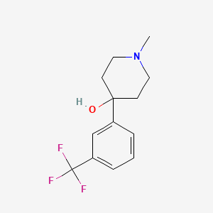 1-methyl-4-[3-(trifluoromethyl)phenyl]-4-piperidinol