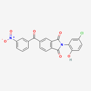 2-(5-chloro-2-hydroxyphenyl)-5-(3-nitrobenzoyl)-1H-isoindole-1,3(2H)-dione