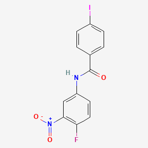 N-(4-fluoro-3-nitrophenyl)-4-iodobenzamide