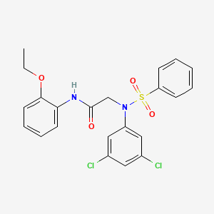 N~2~-(3,5-dichlorophenyl)-N~1~-(2-ethoxyphenyl)-N~2~-(phenylsulfonyl)glycinamide