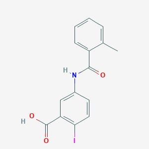 2-iodo-5-[(2-methylbenzoyl)amino]benzoic acid