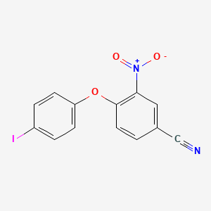 4-(4-iodophenoxy)-3-nitrobenzonitrile