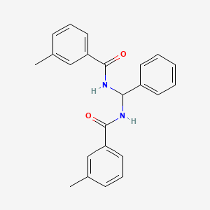 N,N'-(phenylmethylene)bis(3-methylbenzamide)