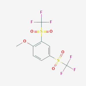 1-METHOXY-2,4-DITRIFLUOROMETHANESULFONYLBENZENE