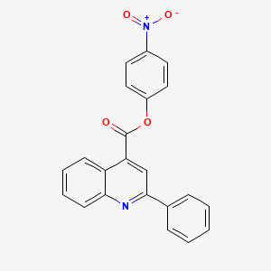 4-nitrophenyl 2-phenyl-4-quinolinecarboxylate