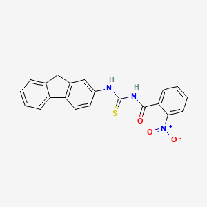 N-(9H-fluoren-2-ylcarbamothioyl)-2-nitrobenzamide