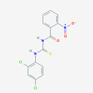 N-[(2,4-dichlorophenyl)carbamothioyl]-2-nitrobenzamide