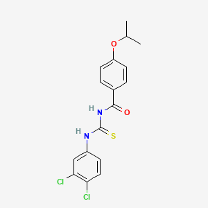 N-[(3,4-dichlorophenyl)carbamothioyl]-4-(propan-2-yloxy)benzamide