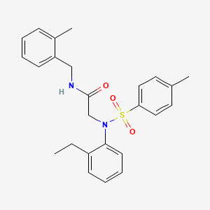 N~2~-(2-ethylphenyl)-N~1~-(2-methylbenzyl)-N~2~-[(4-methylphenyl)sulfonyl]glycinamide