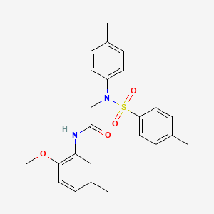 N~1~-(2-methoxy-5-methylphenyl)-N~2~-(4-methylphenyl)-N~2~-[(4-methylphenyl)sulfonyl]glycinamide