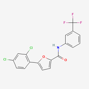 5-(2,4-dichlorophenyl)-N-[3-(trifluoromethyl)phenyl]-2-furamide