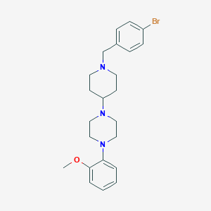 molecular formula C23H30BrN3O B367736 1-[1-(4-Bromobenzyl)-4-piperidinyl]-4-(2-methoxyphenyl)piperazine CAS No. 432007-41-5