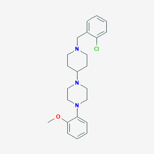 molecular formula C23H30ClN3O B367739 1-[1-(2-Chlorobenzyl)-4-piperidinyl]-4-(2-methoxyphenyl)piperazine CAS No. 432009-17-1