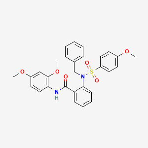 2-{benzyl[(4-methoxyphenyl)sulfonyl]amino}-N-(2,4-dimethoxyphenyl)benzamide