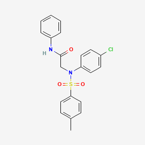 N~2~-(4-chlorophenyl)-N~2~-[(4-methylphenyl)sulfonyl]-N~1~-phenylglycinamide