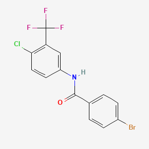 4-bromo-N-[4-chloro-3-(trifluoromethyl)phenyl]benzamide