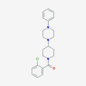 (2-Chlorophenyl)[4-(4-phenylpiperazin-1-yl)piperidin-1-yl]methanone