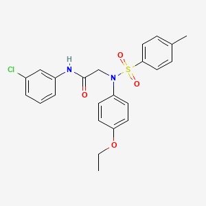 N~1~-(3-chlorophenyl)-N~2~-(4-ethoxyphenyl)-N~2~-[(4-methylphenyl)sulfonyl]glycinamide