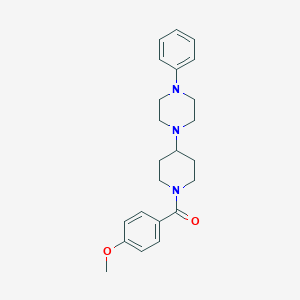 (4-Methoxyphenyl)[4-(4-phenylpiperazin-1-yl)piperidin-1-yl]methanone