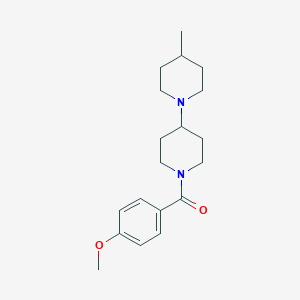 4-Methoxyphenyl 4-(4-methylpiperidyl)piperidyl ketone
