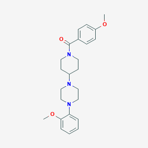 (4-Methoxyphenyl){4-[4-(2-methoxyphenyl)piperazin-1-yl]piperidin-1-yl}methanone