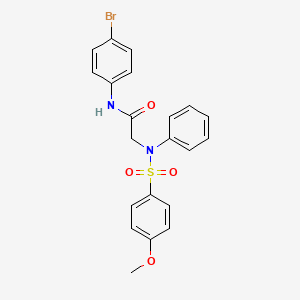 N~1~-(4-bromophenyl)-N~2~-[(4-methoxyphenyl)sulfonyl]-N~2~-phenylglycinamide