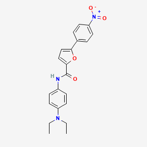 N-[4-(diethylamino)phenyl]-5-(4-nitrophenyl)-2-furamide