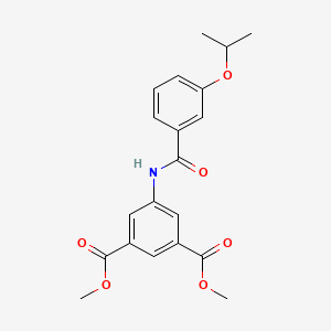 Dimethyl 5-[(3-propan-2-yloxybenzoyl)amino]benzene-1,3-dicarboxylate