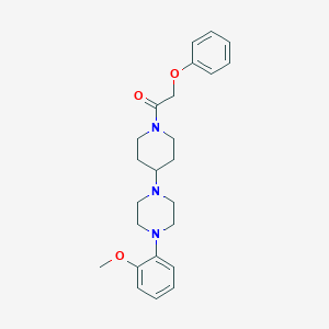 1-(2-Methoxyphenyl)-4-[1-(phenoxyacetyl)-4-piperidinyl]piperazine