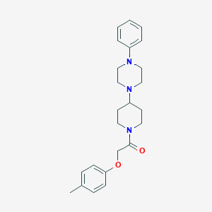 1-{1-[(4-Methylphenoxy)acetyl]-4-piperidinyl}-4-phenylpiperazine