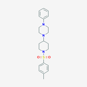 1-{1-[(4-Methylphenyl)sulfonyl]-4-piperidinyl}-4-phenylpiperazine