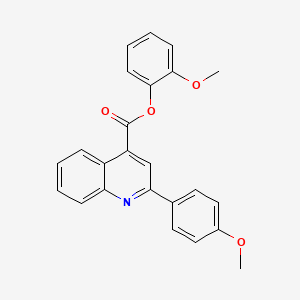 2-methoxyphenyl 2-(4-methoxyphenyl)-4-quinolinecarboxylate