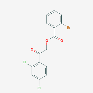 2-(2,4-dichlorophenyl)-2-oxoethyl 2-bromobenzoate