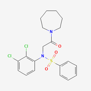 N-[2-(azepan-1-yl)-2-oxoethyl]-N-(2,3-dichlorophenyl)benzenesulfonamide