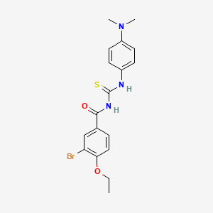 3-bromo-N-{[4-(dimethylamino)phenyl]carbamothioyl}-4-ethoxybenzamide