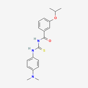 N-{[4-(dimethylamino)phenyl]carbamothioyl}-3-(propan-2-yloxy)benzamide