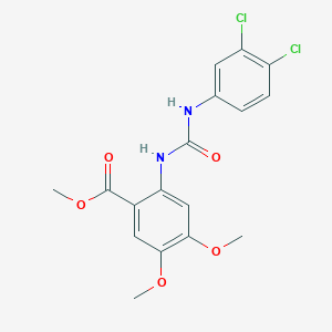 Methyl 2-{[(3,4-dichlorophenyl)carbamoyl]amino}-4,5-dimethoxybenzoate