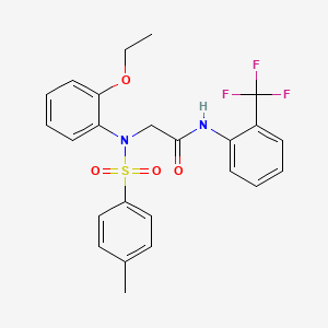 N~2~-(2-ethoxyphenyl)-N~2~-[(4-methylphenyl)sulfonyl]-N~1~-[2-(trifluoromethyl)phenyl]glycinamide