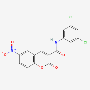 N-(3,5-dichlorophenyl)-6-nitro-2-oxo-2H-chromene-3-carboxamide